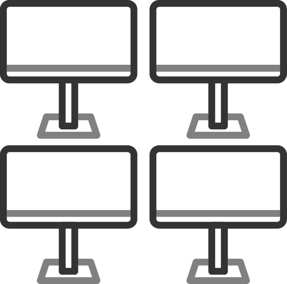 Monitors Vector Icon