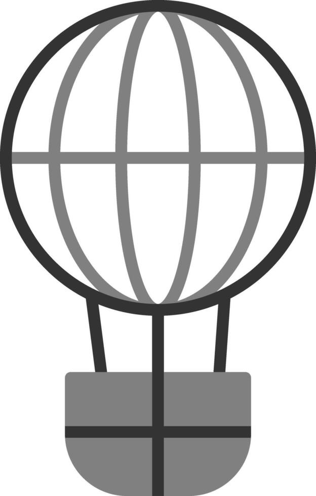 icono de vector de globo de aire caliente