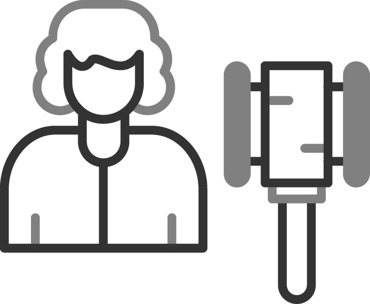 Judge Vector Icon