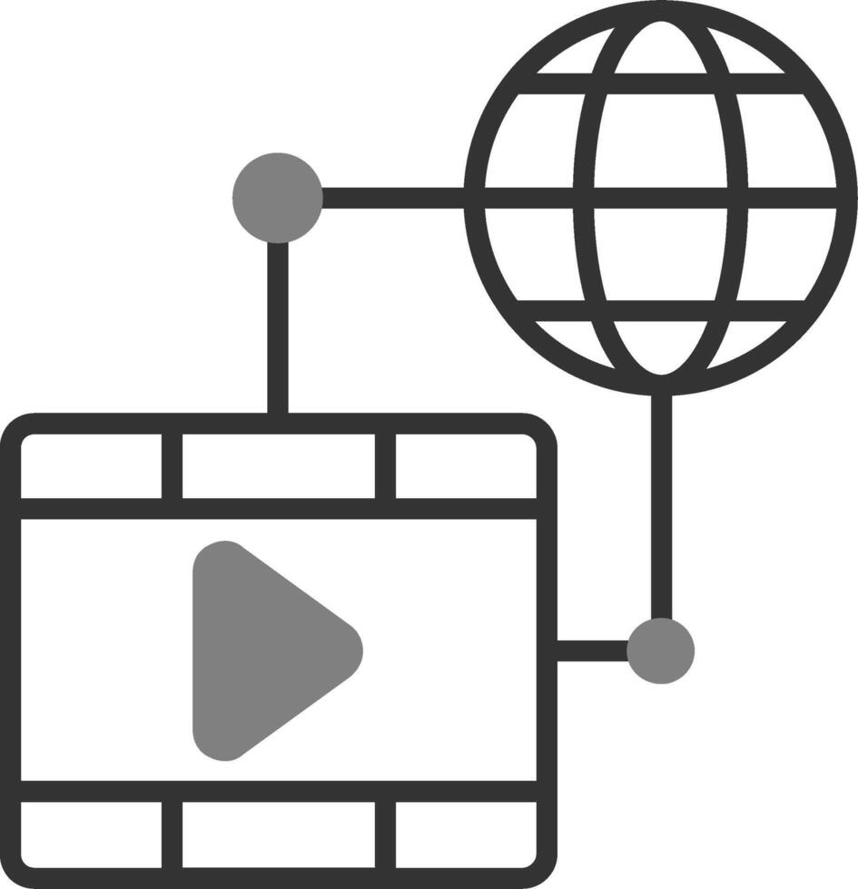 icono de vector de vídeo