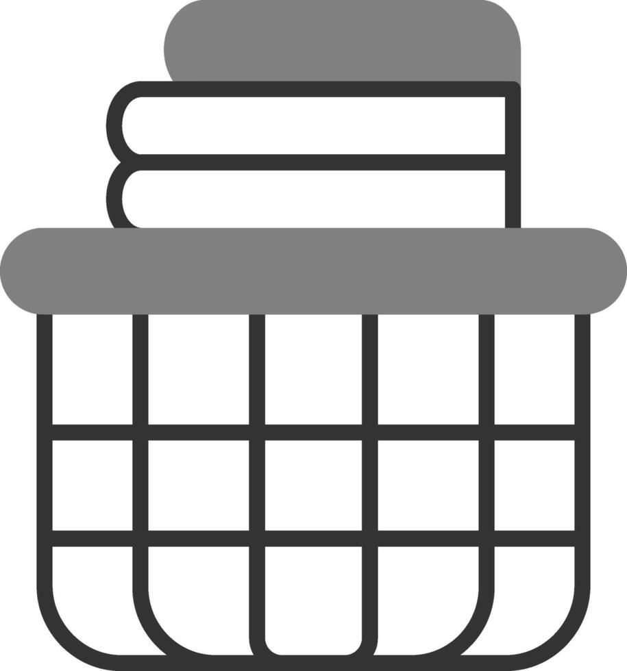 Laundry Basket Vector Icon