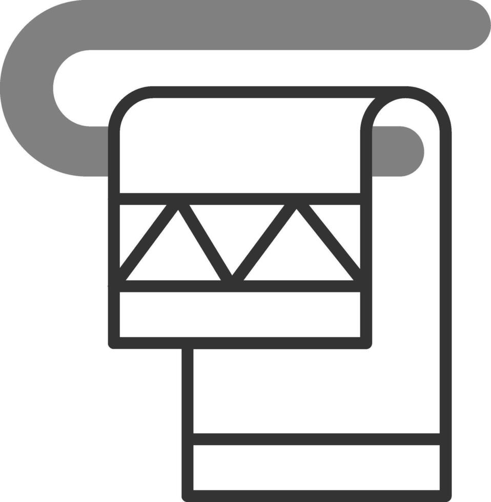 Towel Rack Vector Icon