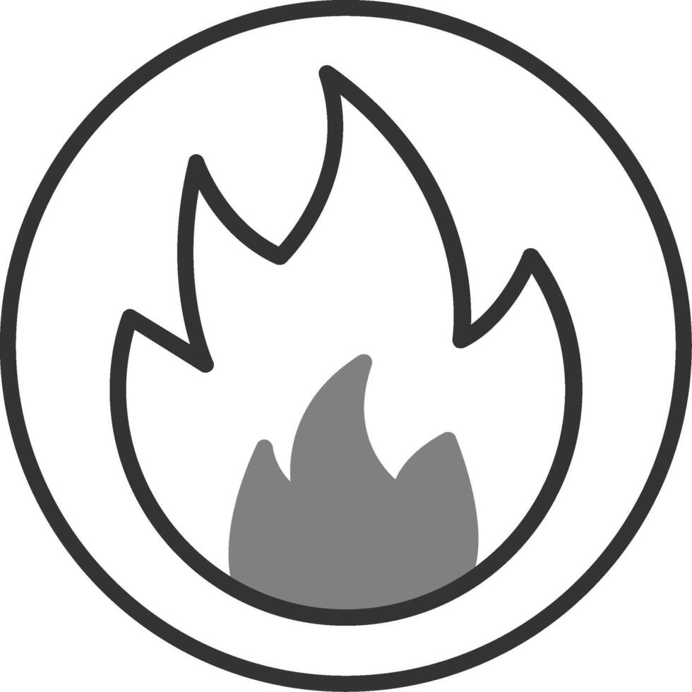 Flammable Vector Icon