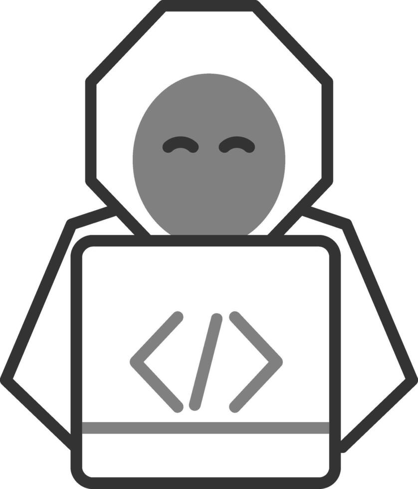 icono de vector de hacker