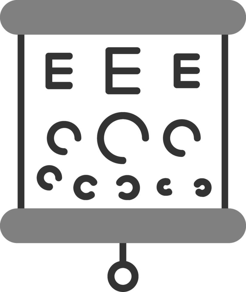 icono de vector de prueba de ojo