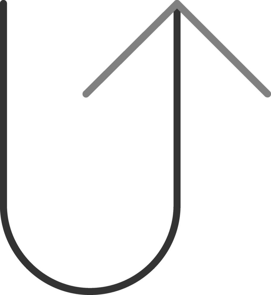 U Turn Vector Icon