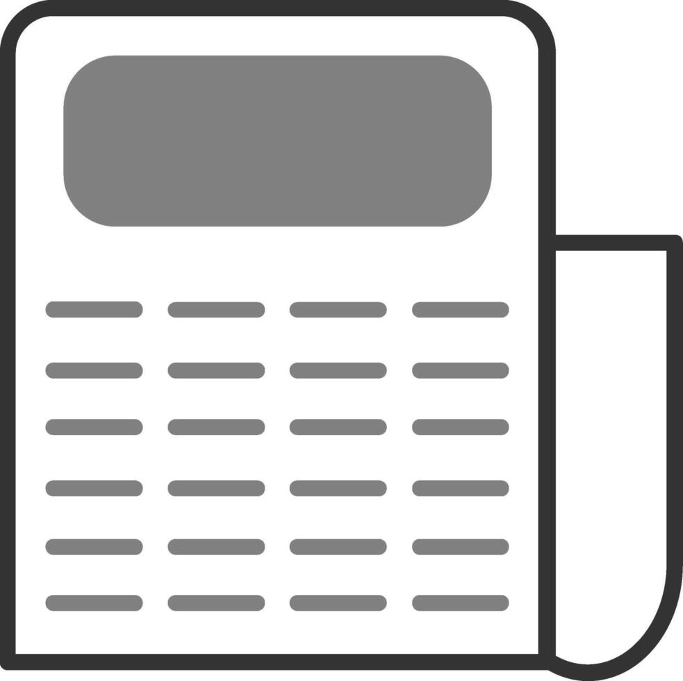 Newspaper Vector Icon