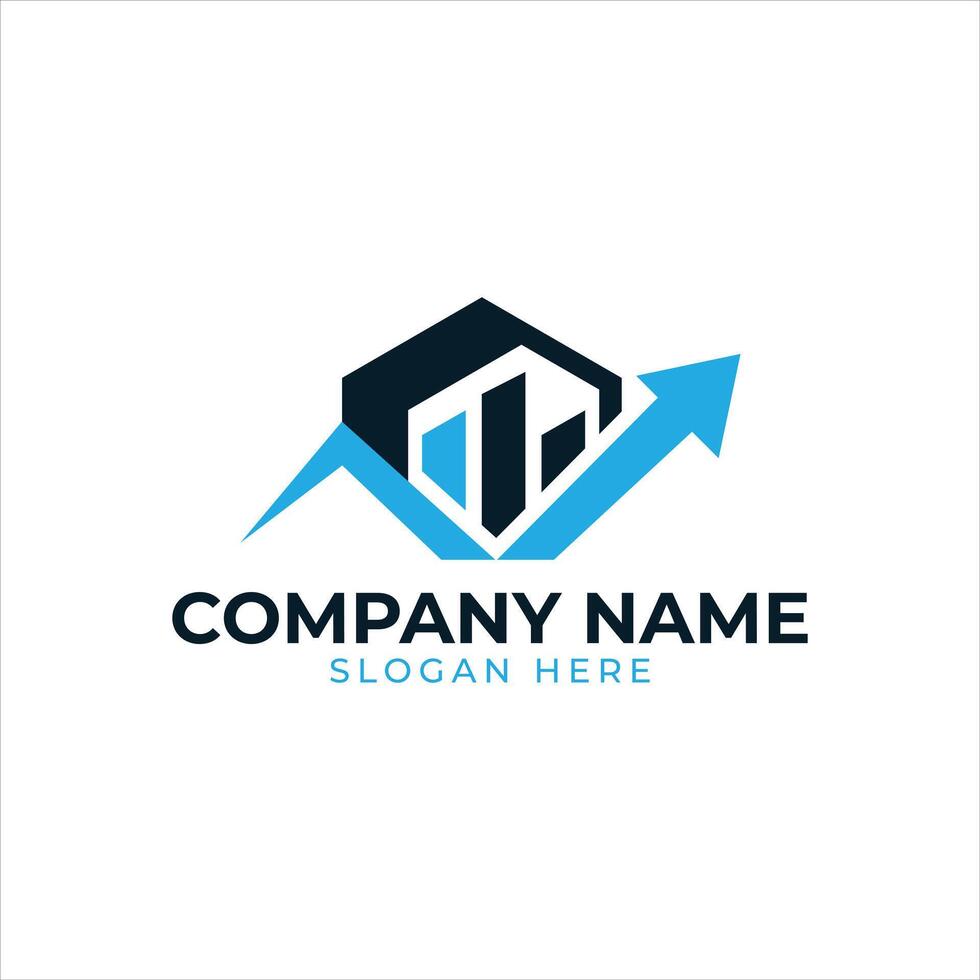 Real estate investment logo vector