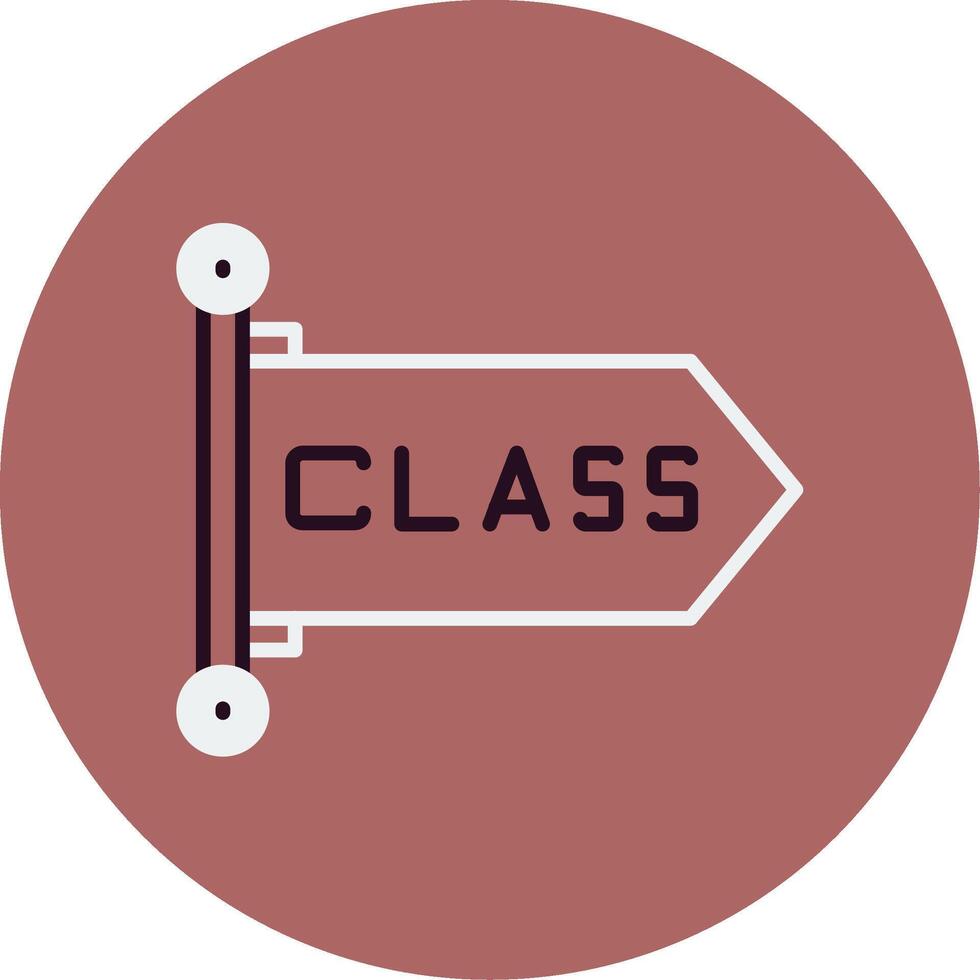 icono de vector de clase