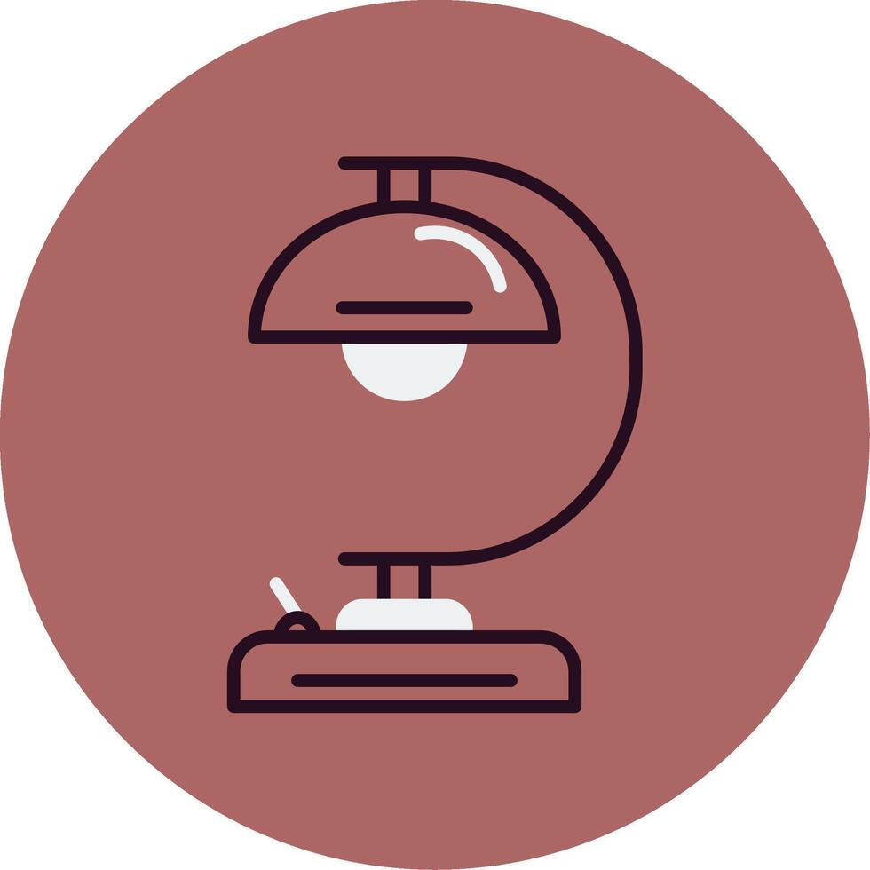 Table Lamp Vector Icon