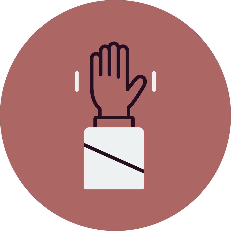 Hand Up Vector Icon