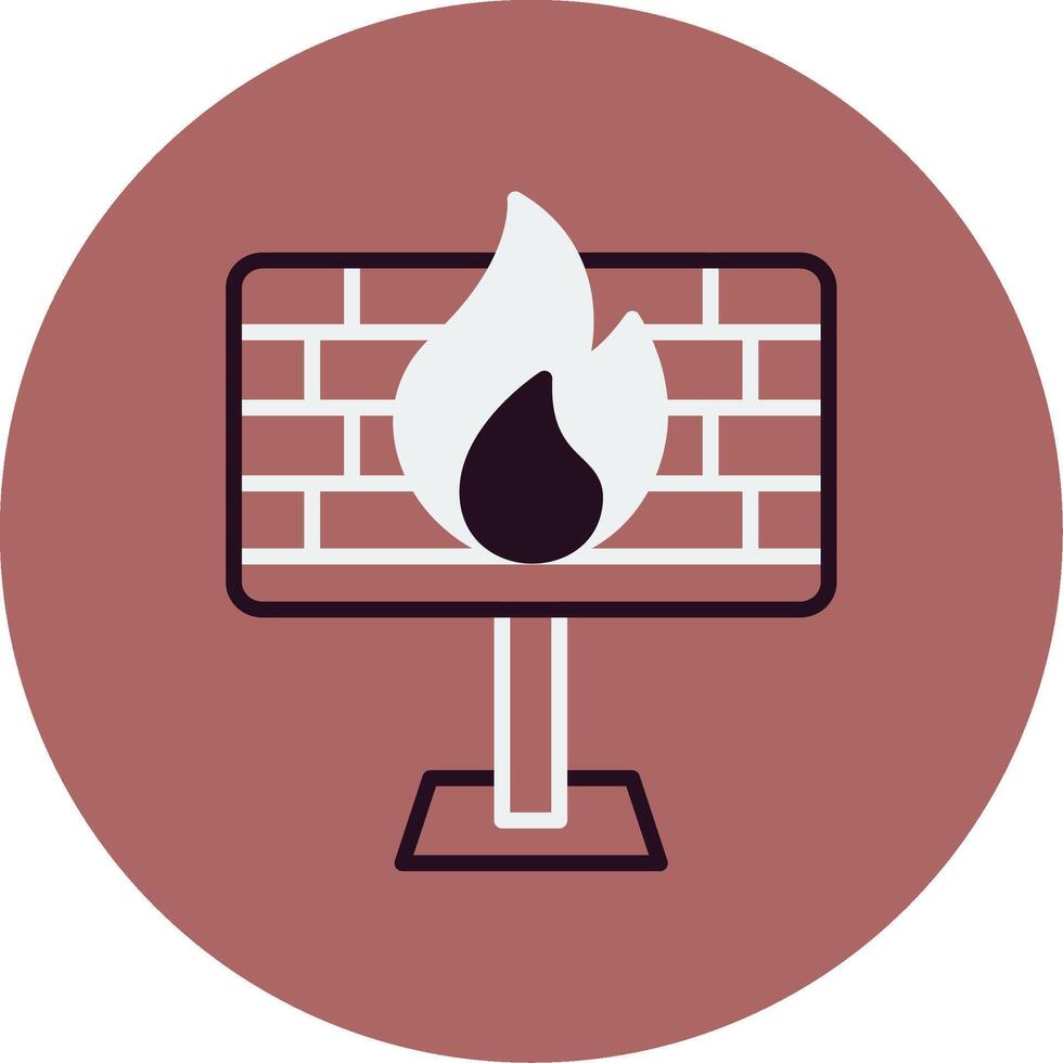 Firewall Vector Icon