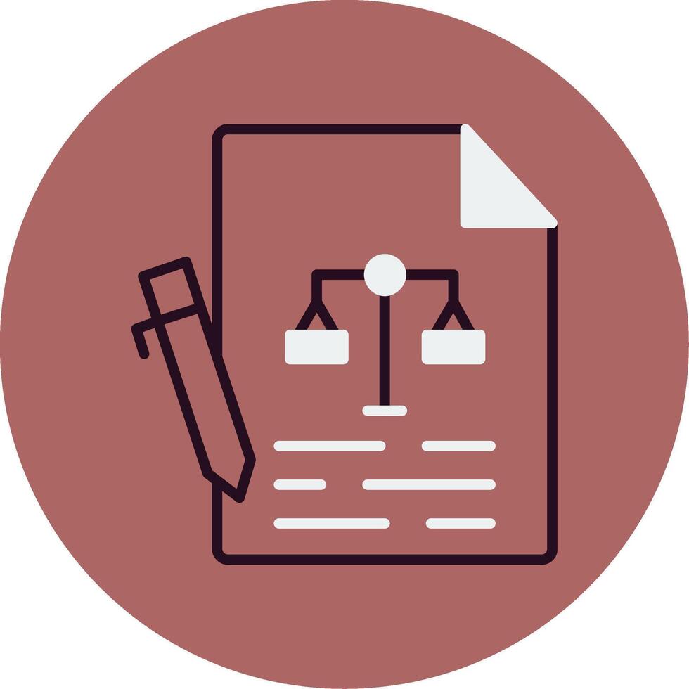 Contract Vector Icon
