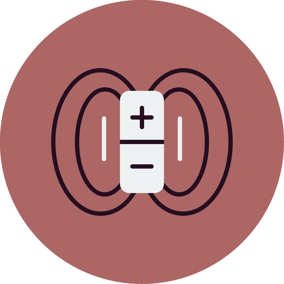 Magnetic Field Vector Icon