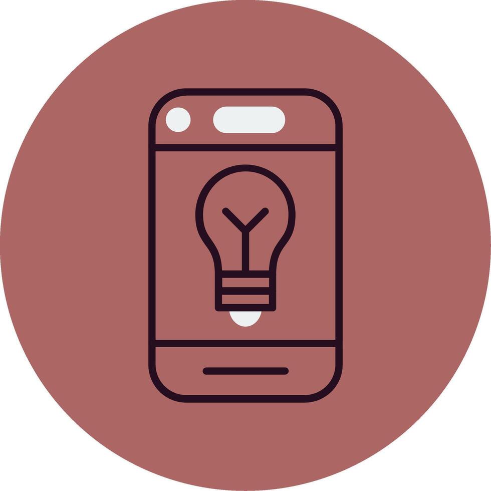 móvil teléfono idea vector icono