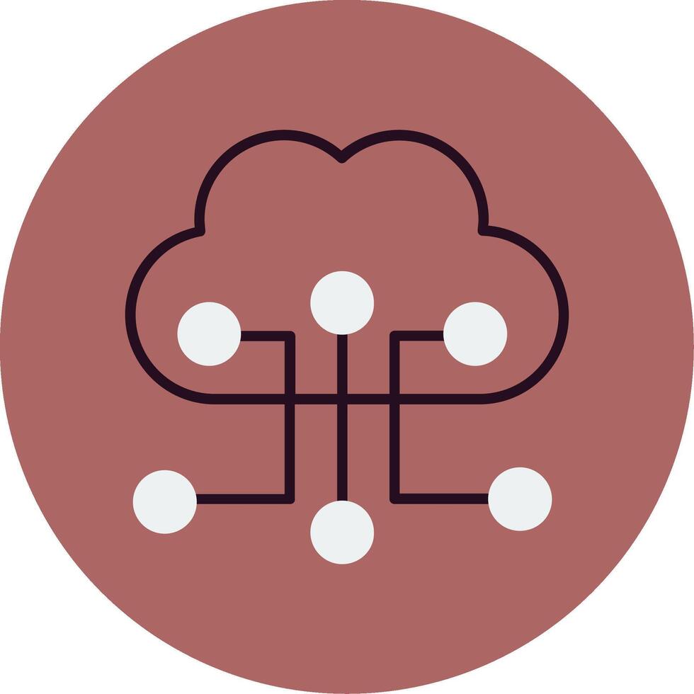 Cloud Configuration Vector Icon