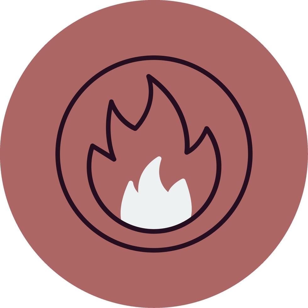 Flammable Vector Icon