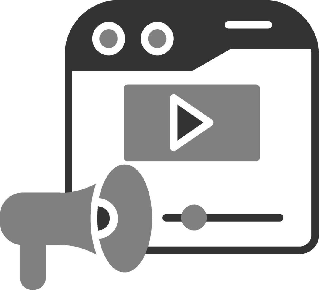 Video Marketing Vector Icon