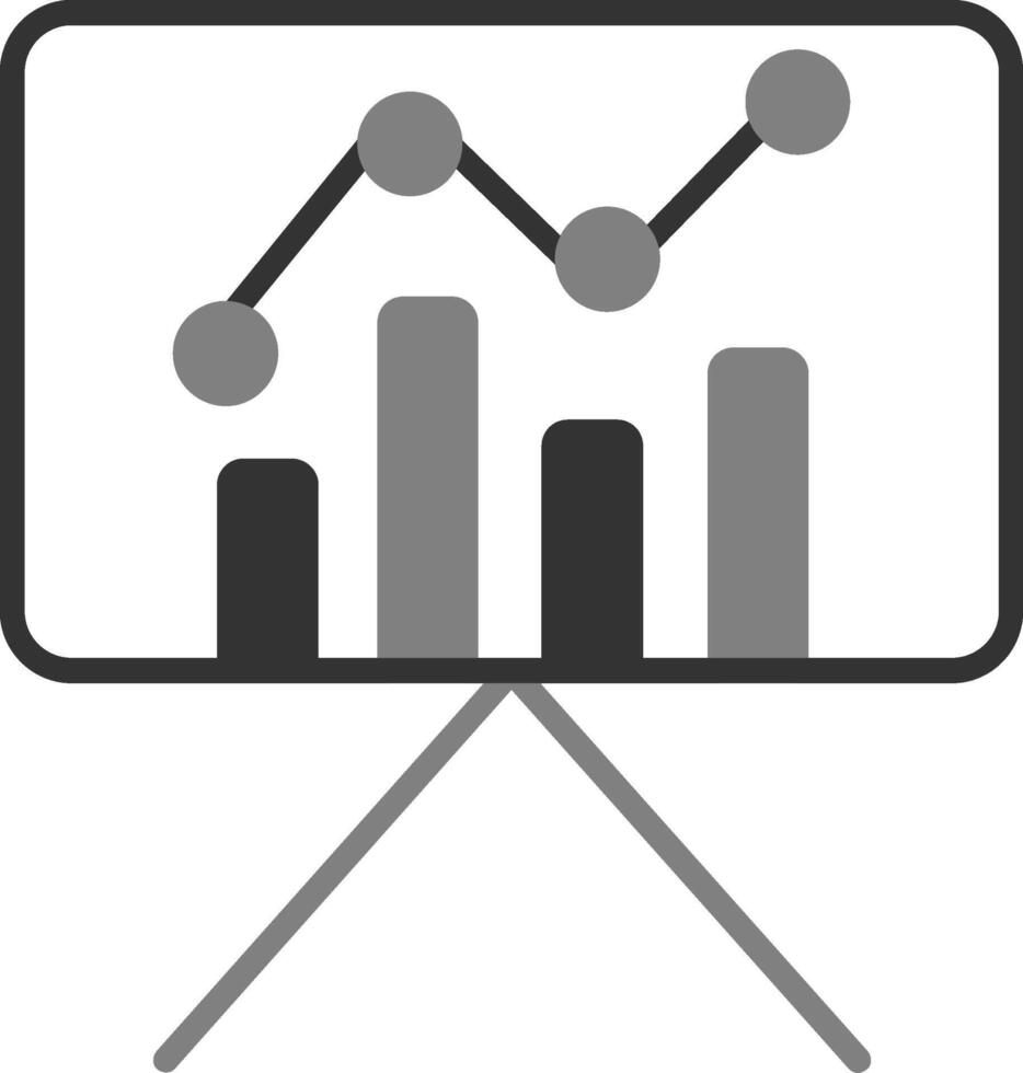 Stats Presentation Vector Icon