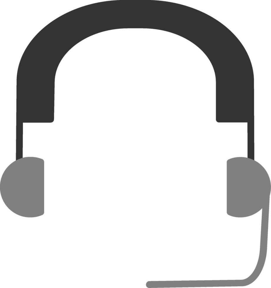 icono de vector de auriculares