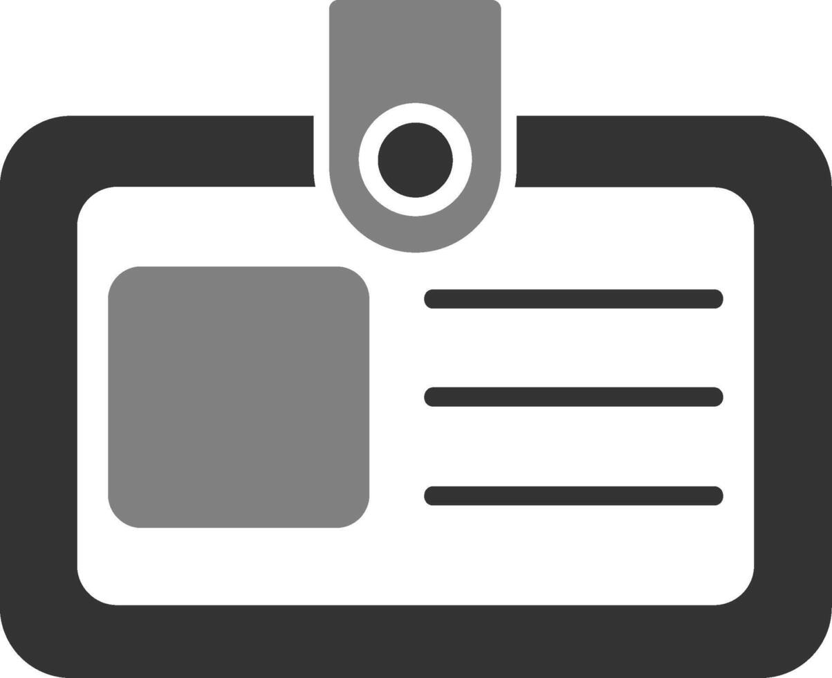 Identification Card Vector Icon