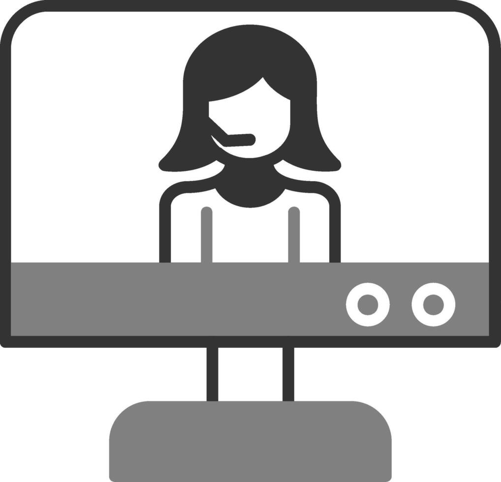 Online Support Vector Icon