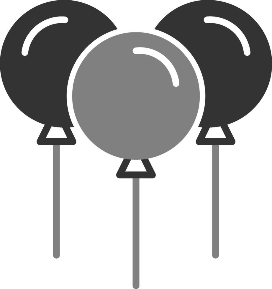 icono de vector de globos