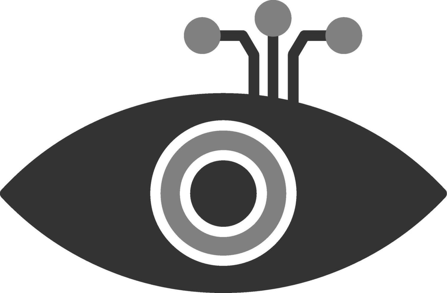 icono de vector de ojo