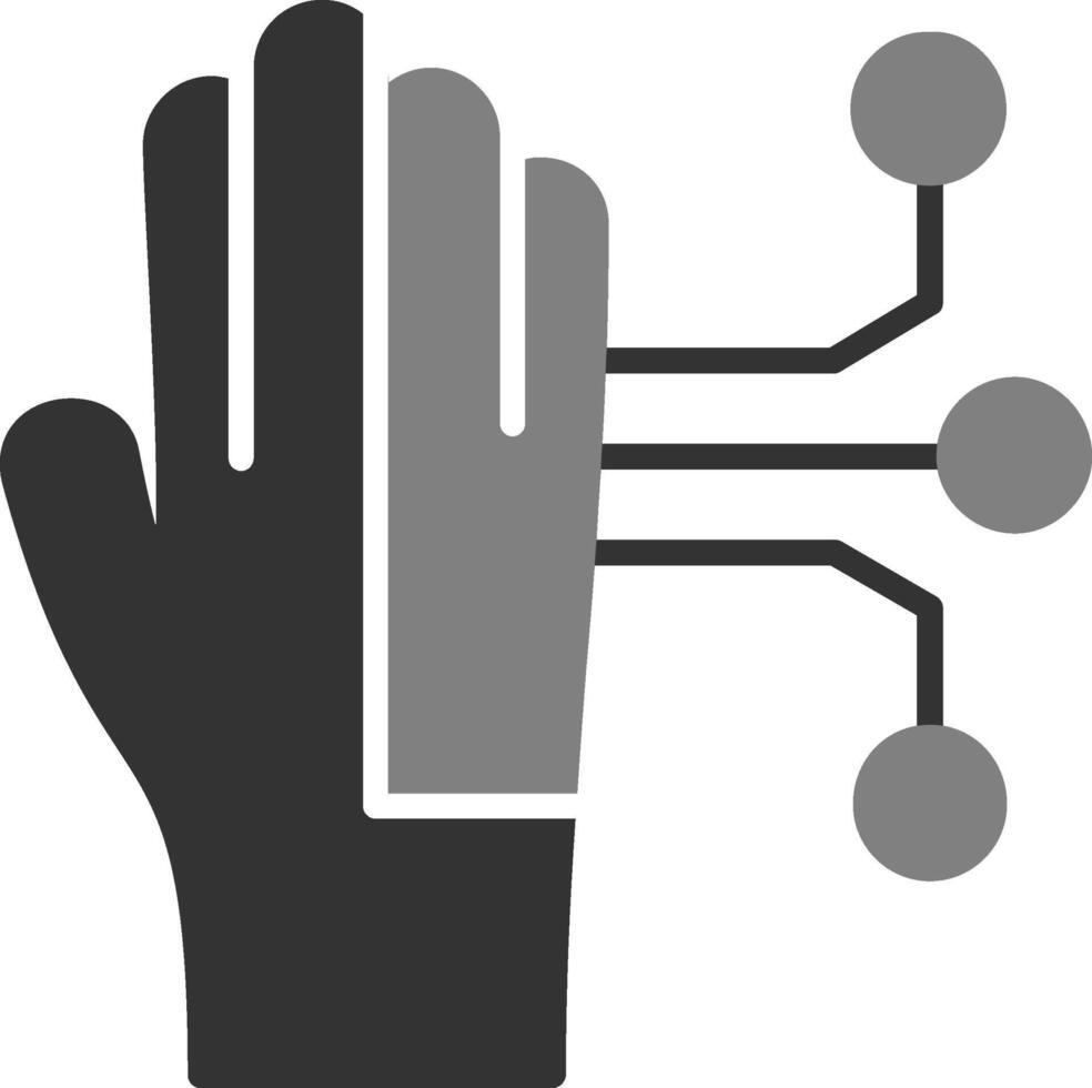 icono de vector de mano