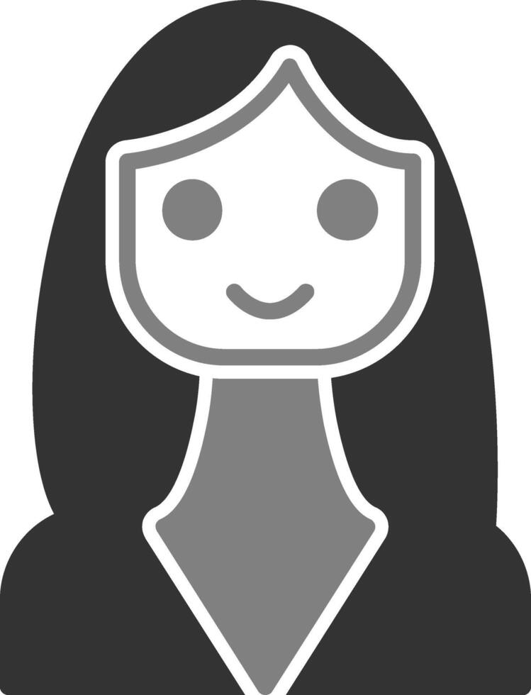 icono de vector de mujer