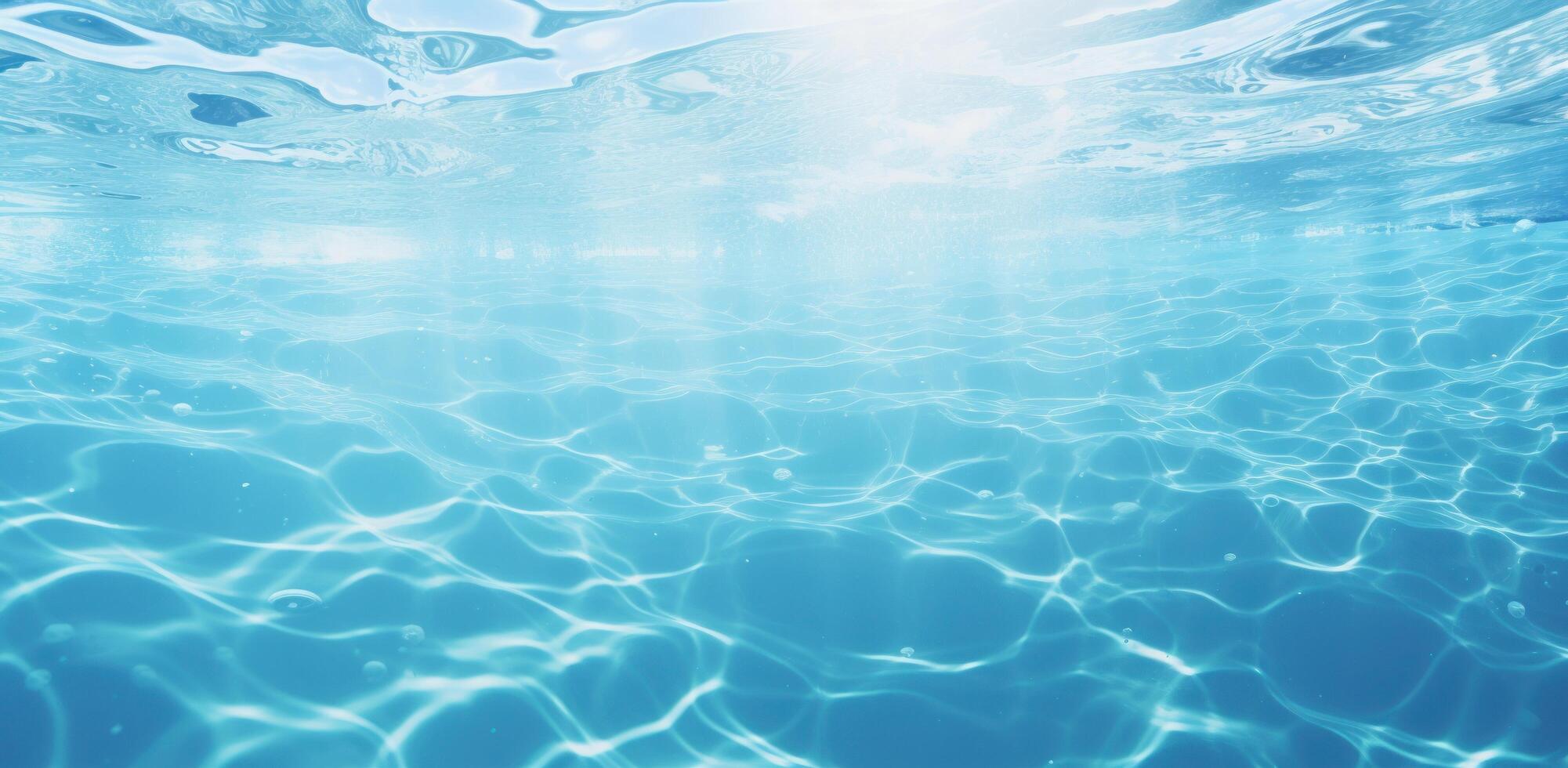 AI generated an image of a water surface with blue water photo