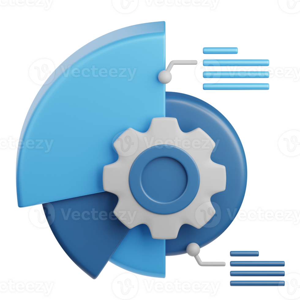 3d rendering data configuration isolated useful for digital marketing, advertisement, technology, seo, website, internet, optimization, online, network and other png