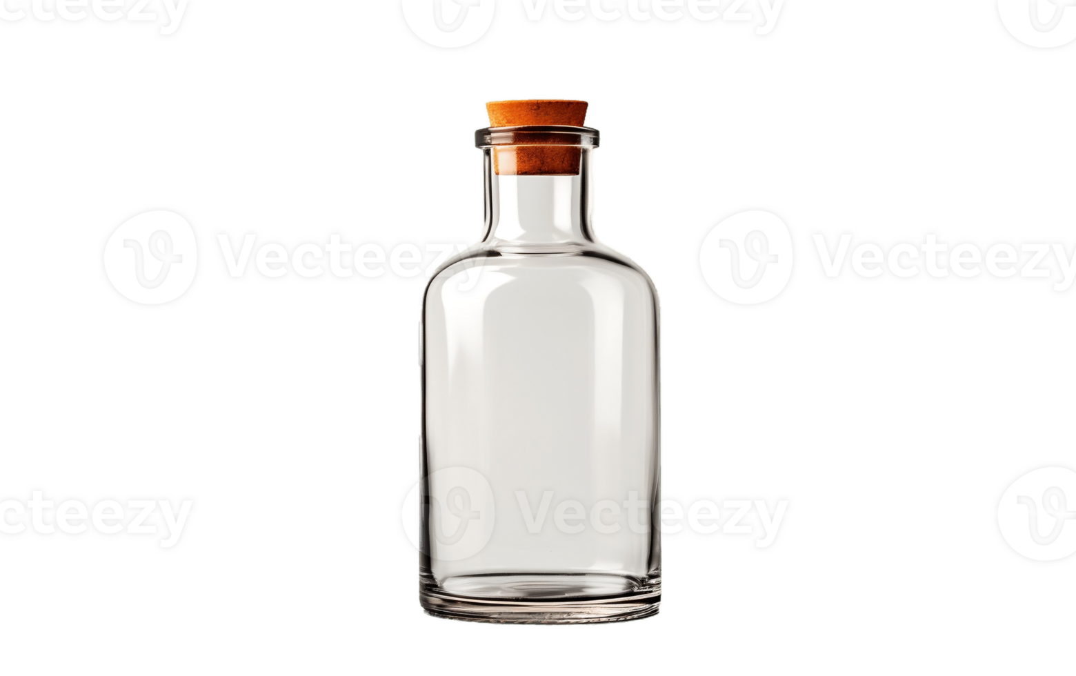 AI generated Transparent Background Empty Bottle Isolated png