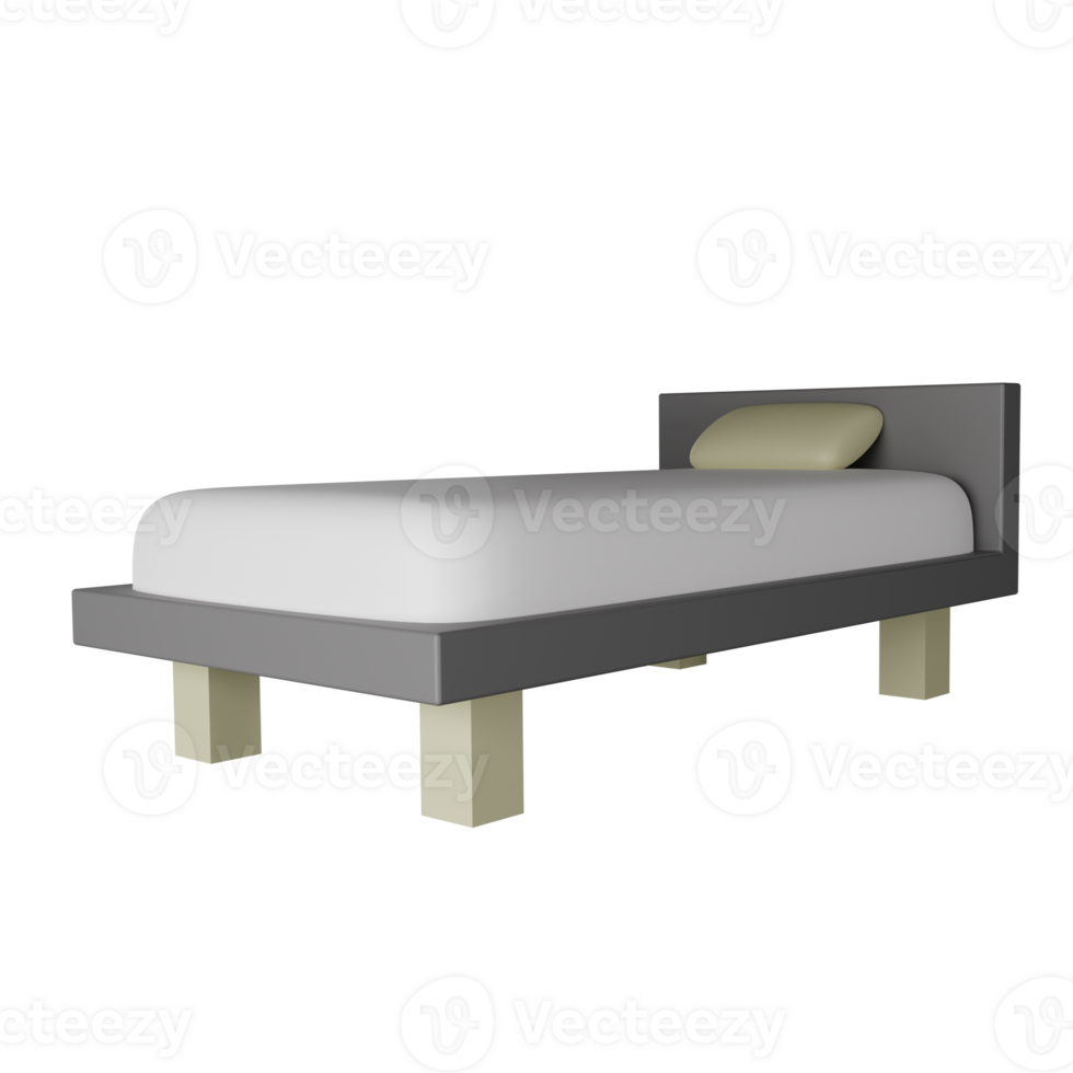 bed 3d icoon illustratie png