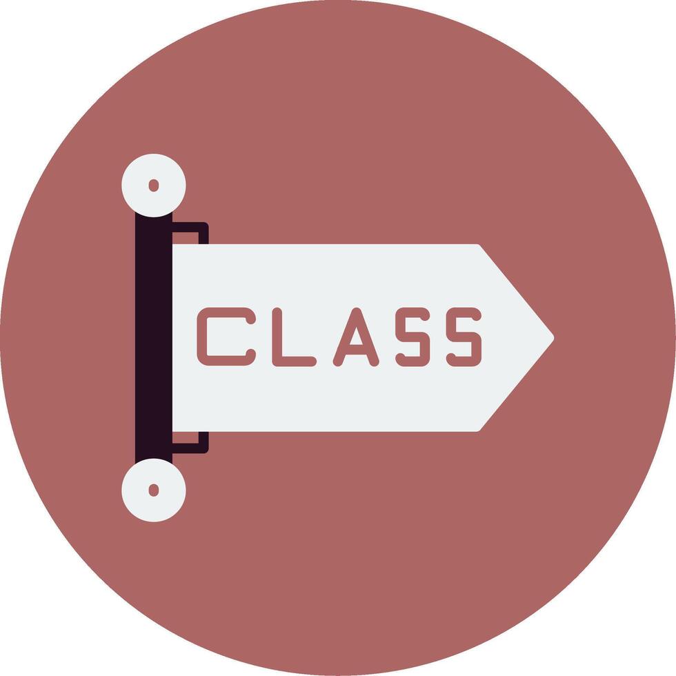 icono de vector de clase