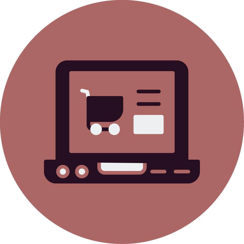 Online Shopping Vector Icon