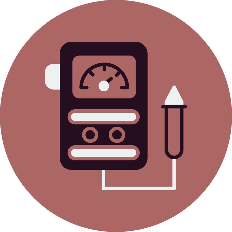Voltmeter Vector Icon