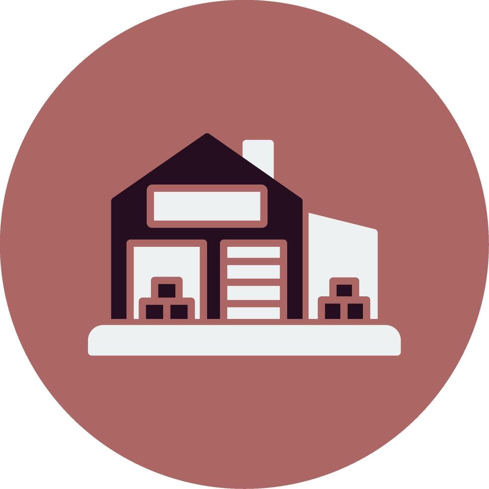 Warehouse Vector Icon