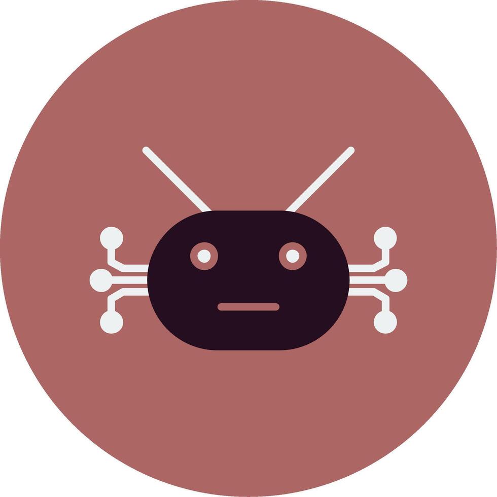 Cyborg Vector Icon