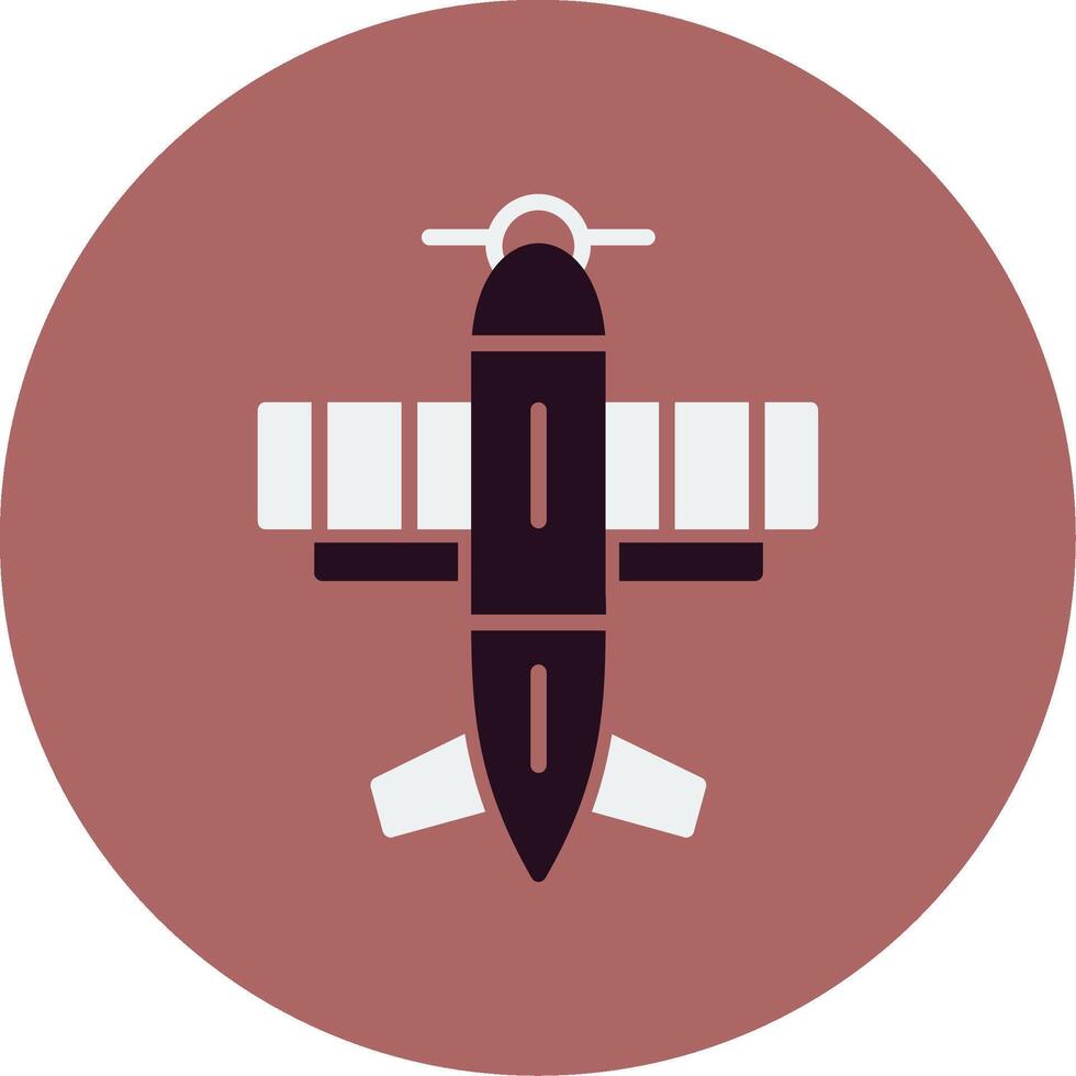 Biplane Vector Icon