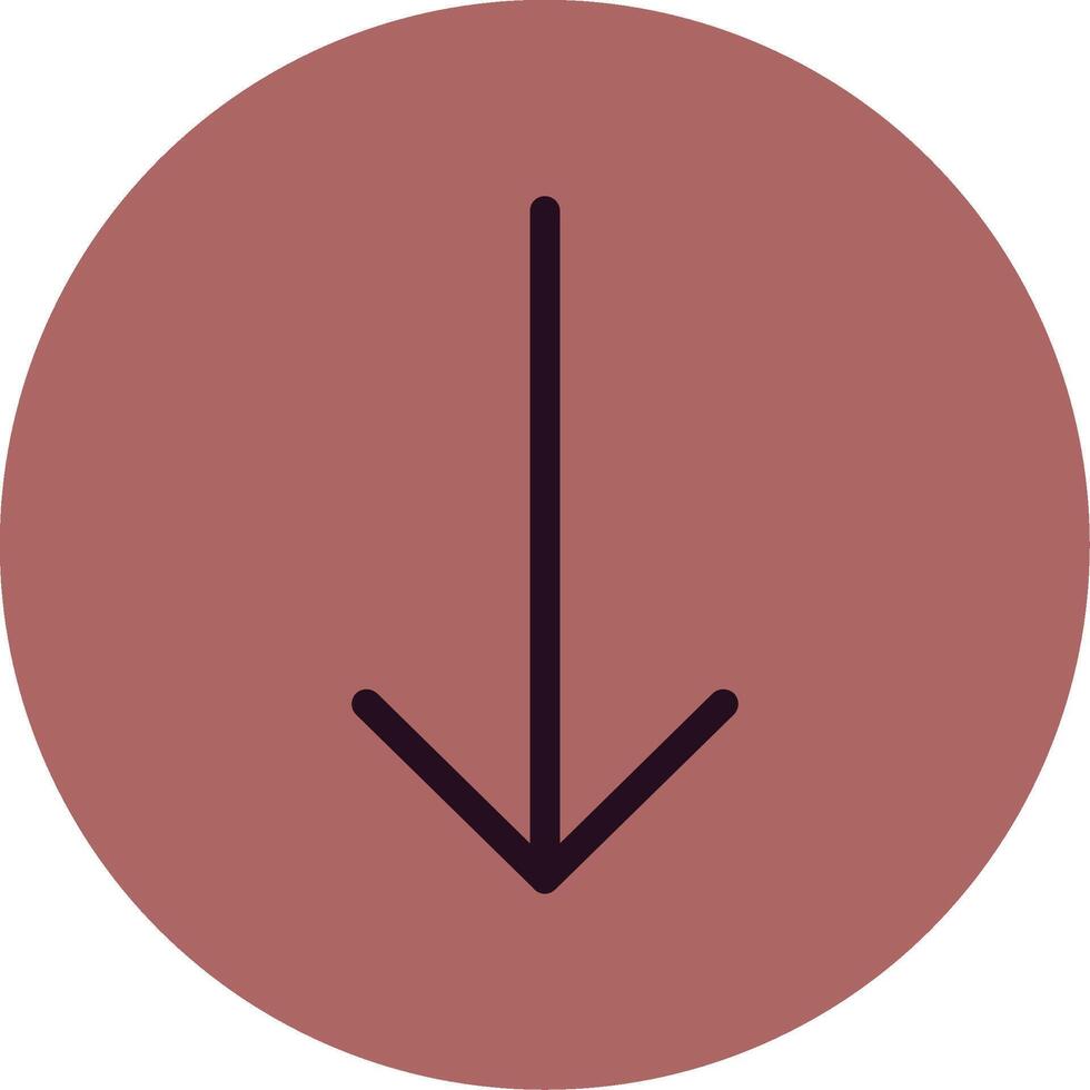 Down Arrow Vector Icon
