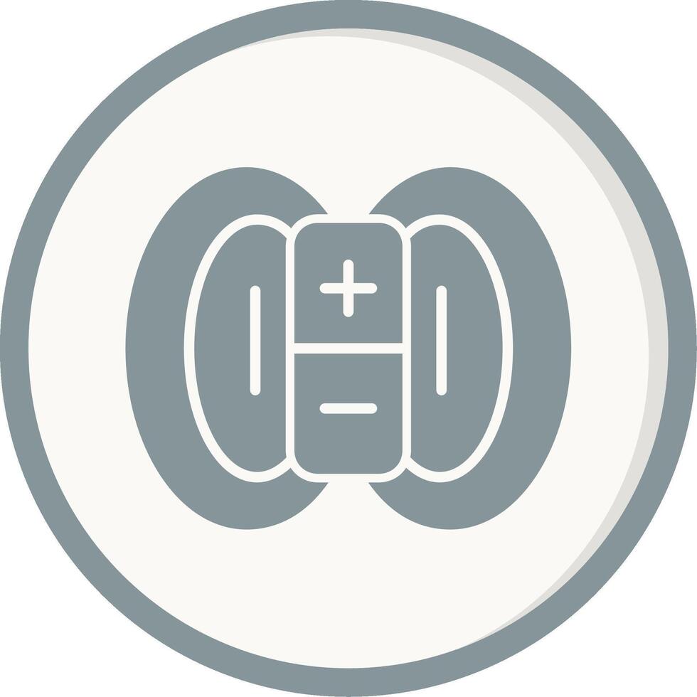 Magnetic Field Vector Icon