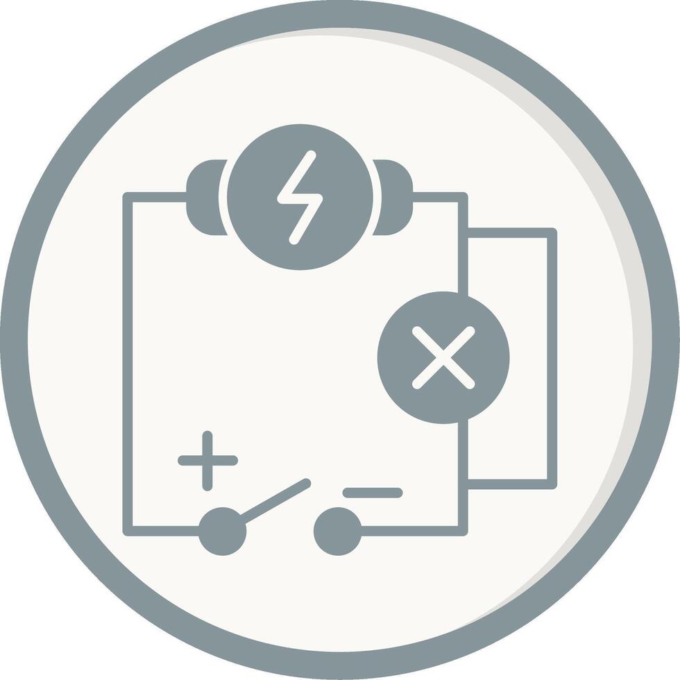 icono de vector de circuito eléctrico