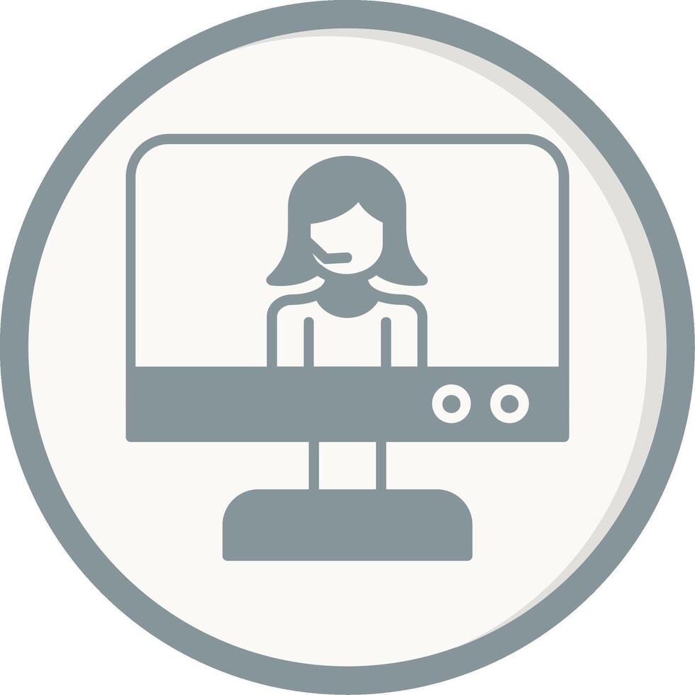 Online Support Vector Icon