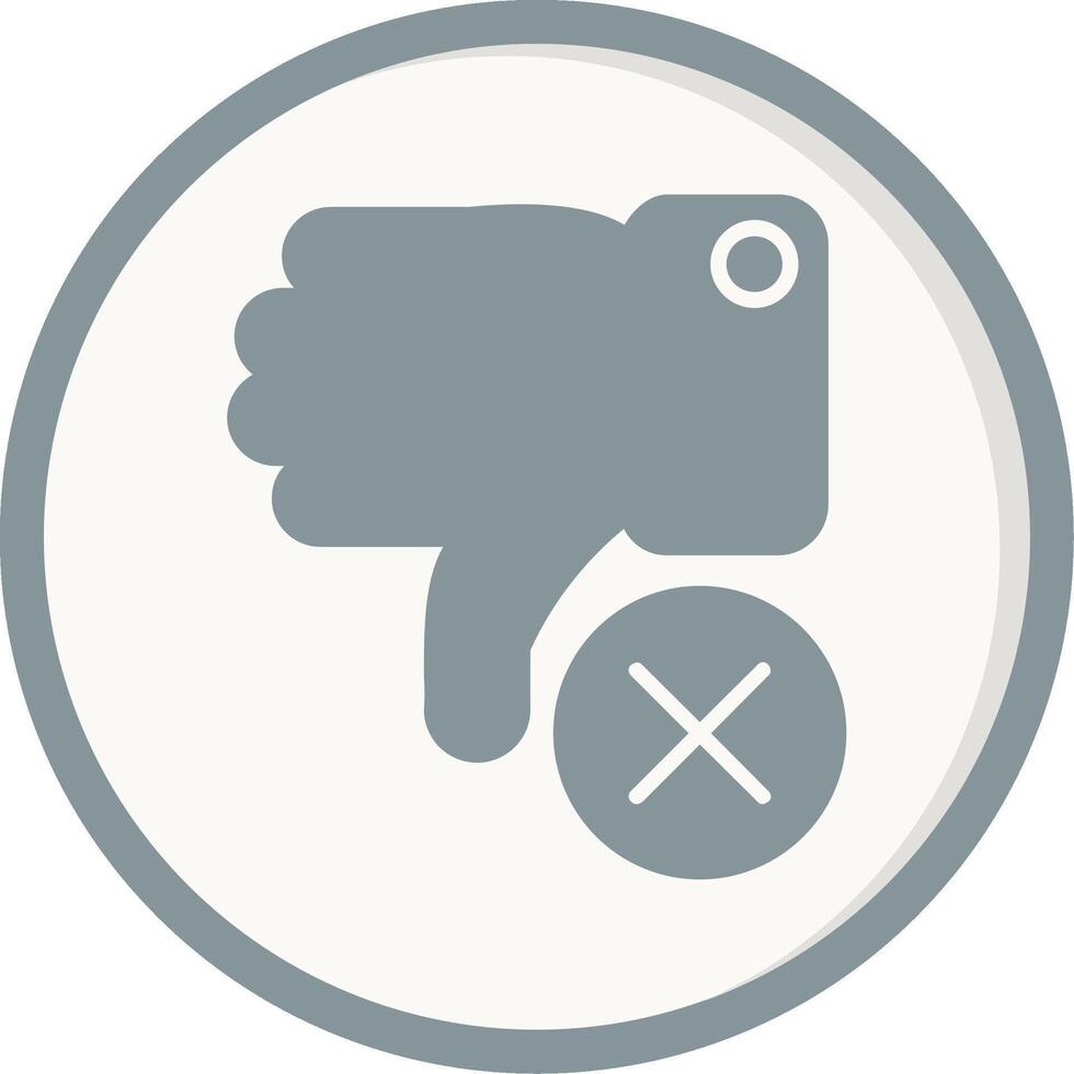 Dislike Vector Icon