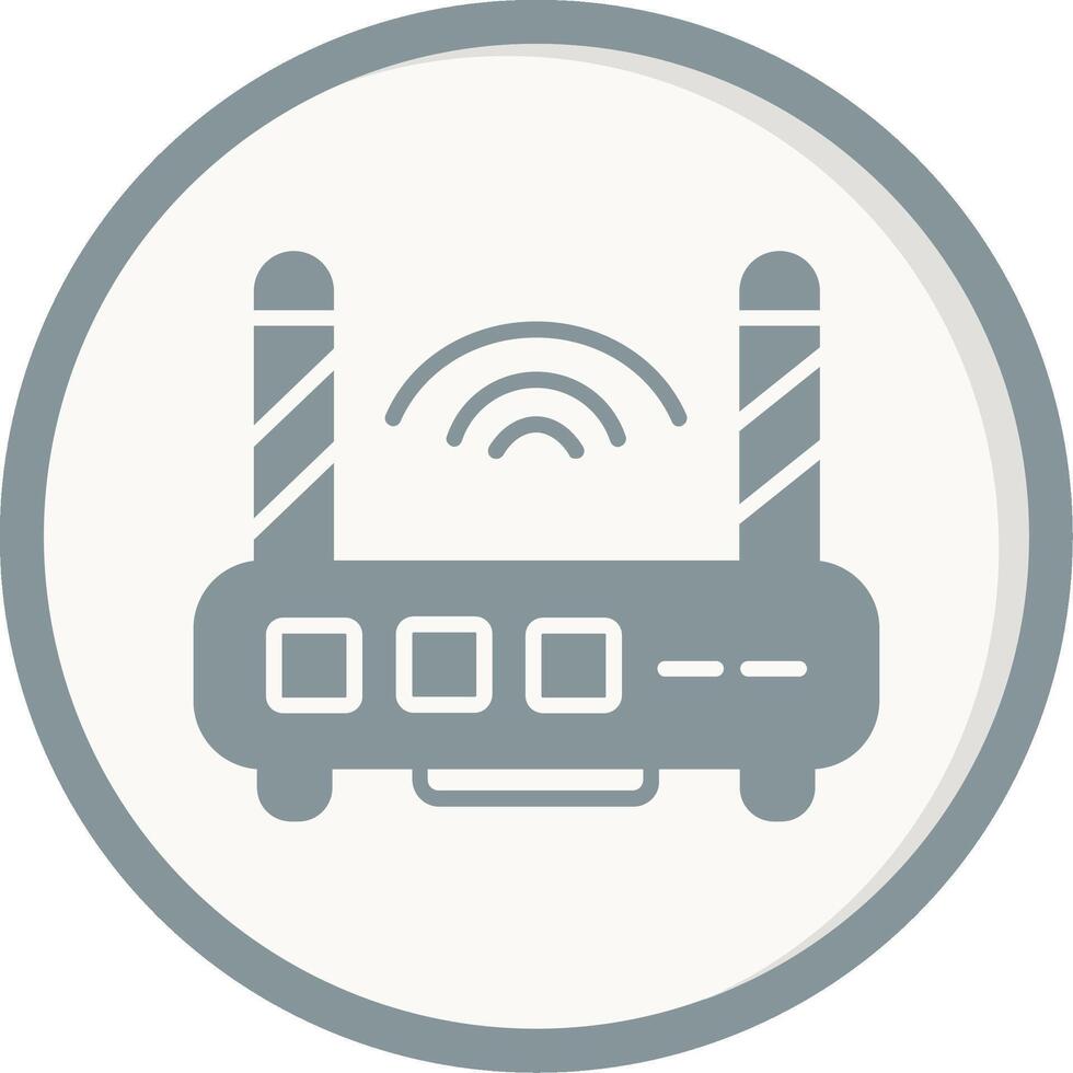 icono de vector de enrutador wifi