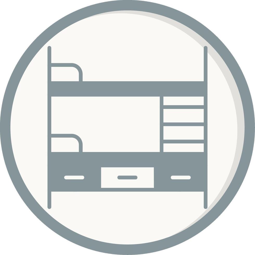 Bunk Bed Vector Icon