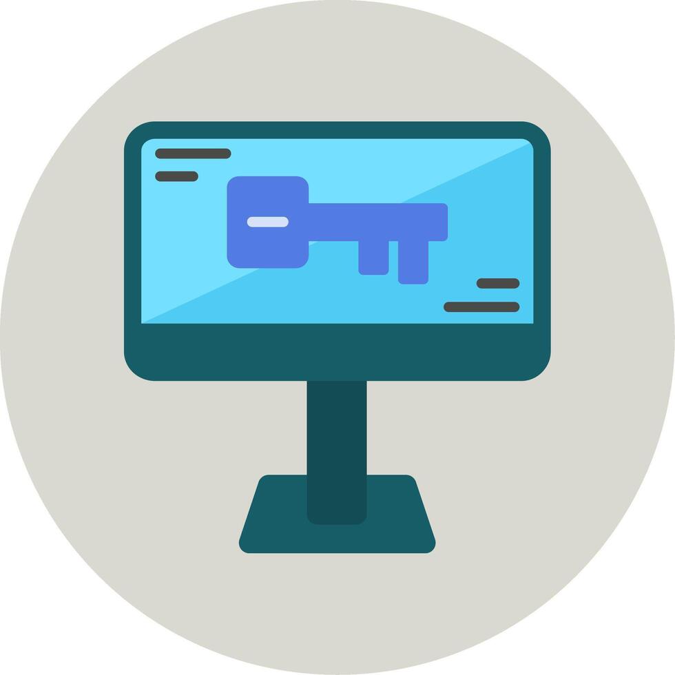 Computer Vector Icon