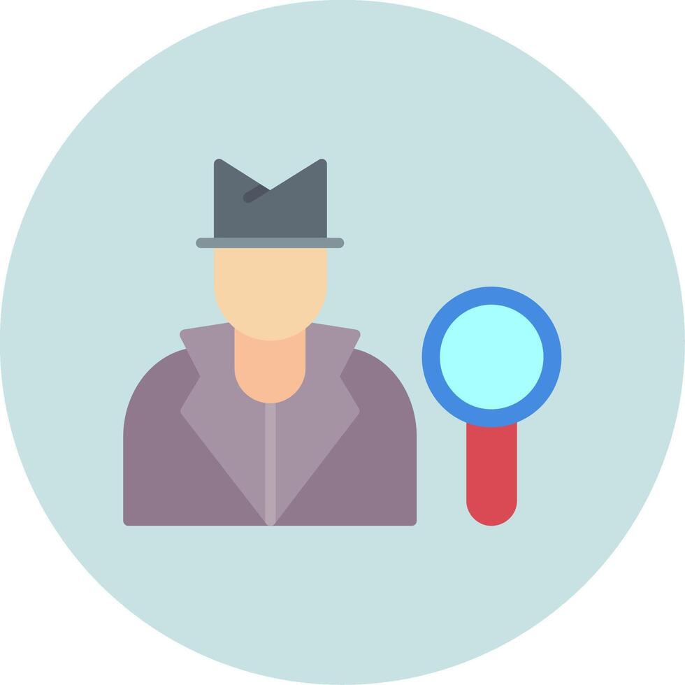 icono de vector de detective