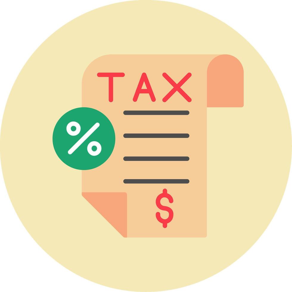 Tax Vector Icon